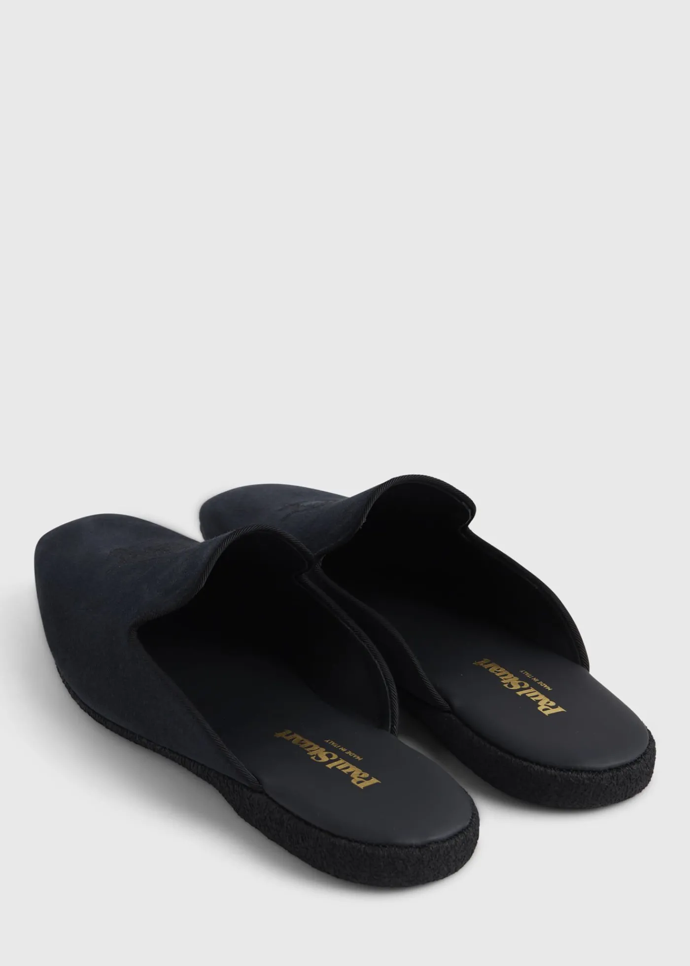 Paul Stuart Slips-Ons|Evening^Hamilton Suede Slip-On Blue Suede