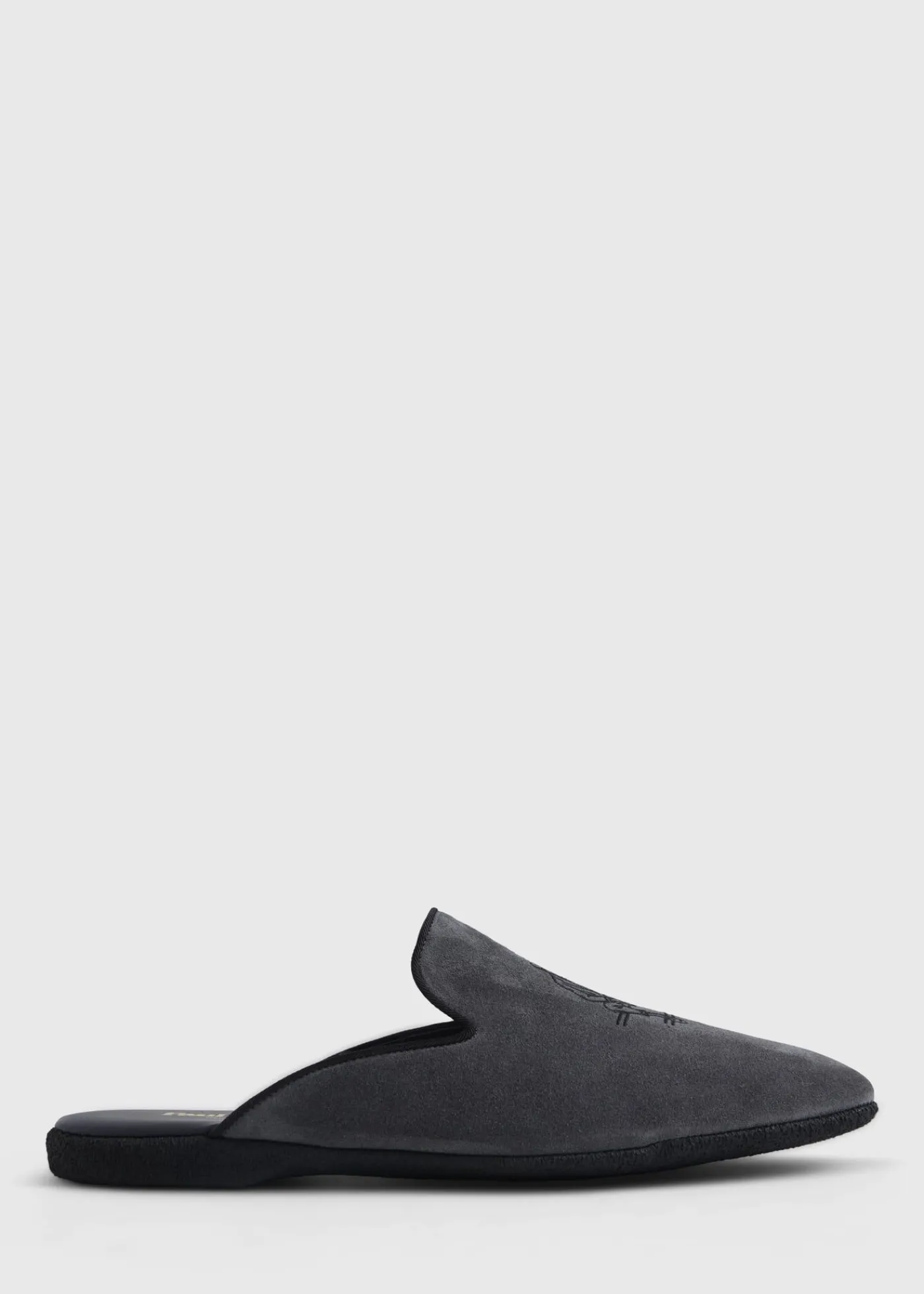 Paul Stuart Slips-Ons|Evening^Hamilton Suede Slip-On Black