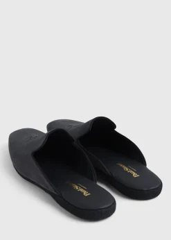 Paul Stuart Slips-Ons|Evening^Hamilton Suede Slip-On Black