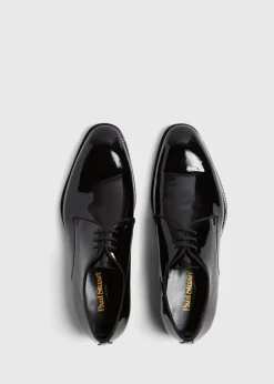 Paul Stuart Formal Shop|Lace-Ups & Oxfords^Hancock II Formal Plain Toe Derby Black Patent
