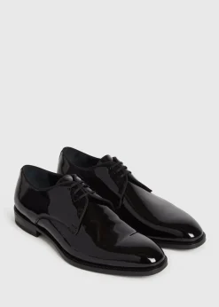 Paul Stuart Formal Shop|Lace-Ups & Oxfords^Hancock II Formal Plain Toe Derby Black Patent