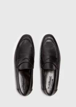 Paul Stuart Loafers^Harlan Leather Penny Loafer Black Calf
