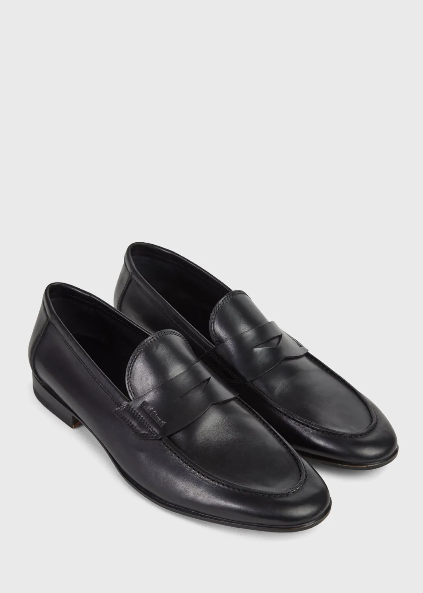 Paul Stuart Loafers^Harlan Leather Penny Loafer Black Calf