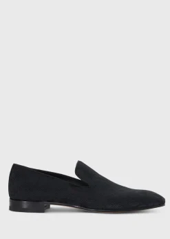 Paul Stuart Formal Shop|Slips-Ons^Harrier Brocade Formal Slip-On Black