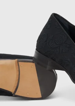 Paul Stuart Formal Shop|Slips-Ons^Harrier Brocade Formal Slip-On Black