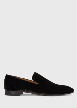 Paul Stuart Formal Shop|Slips-Ons^Harrier Velvet Formal Slip-On Brown