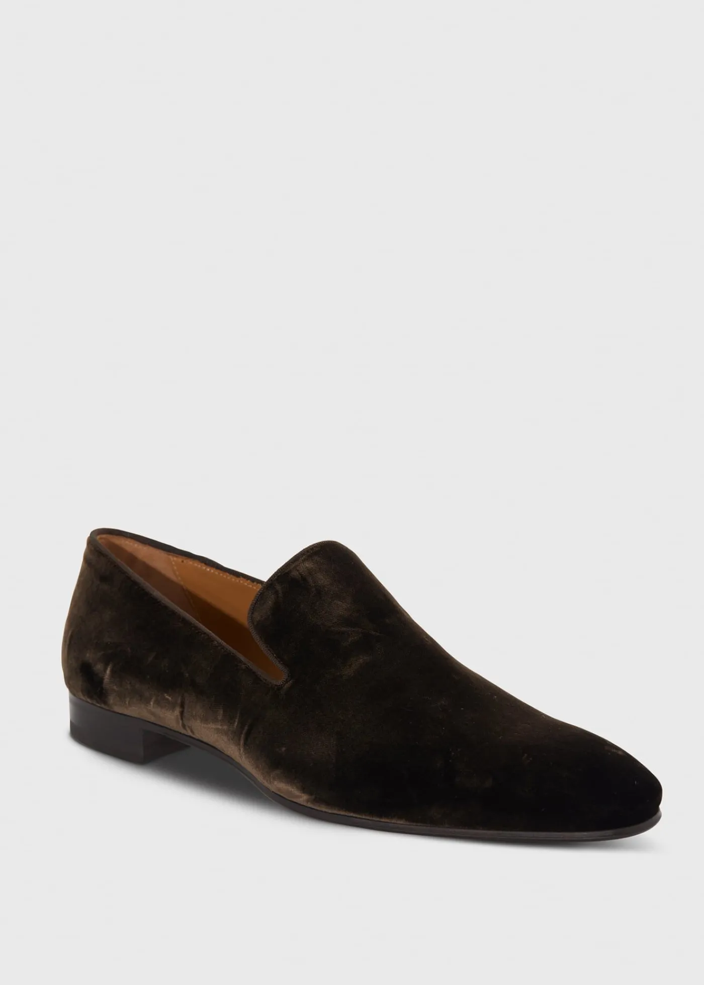 Paul Stuart Formal Shop|Slips-Ons^Harrier Velvet Formal Slip-On Brown