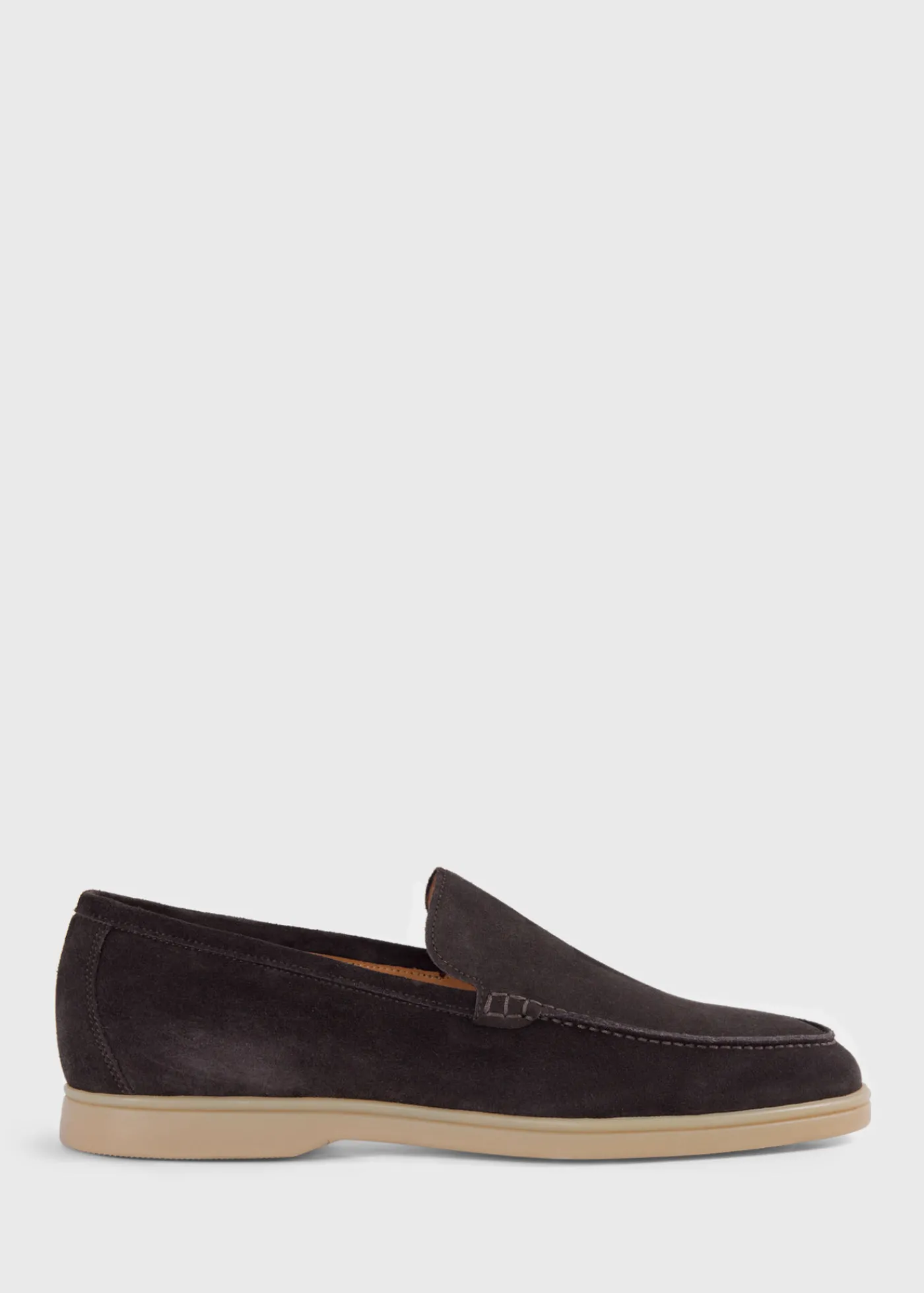 Paul Stuart Loafers^Harvey Suede Venetian Slip On Dark Brown