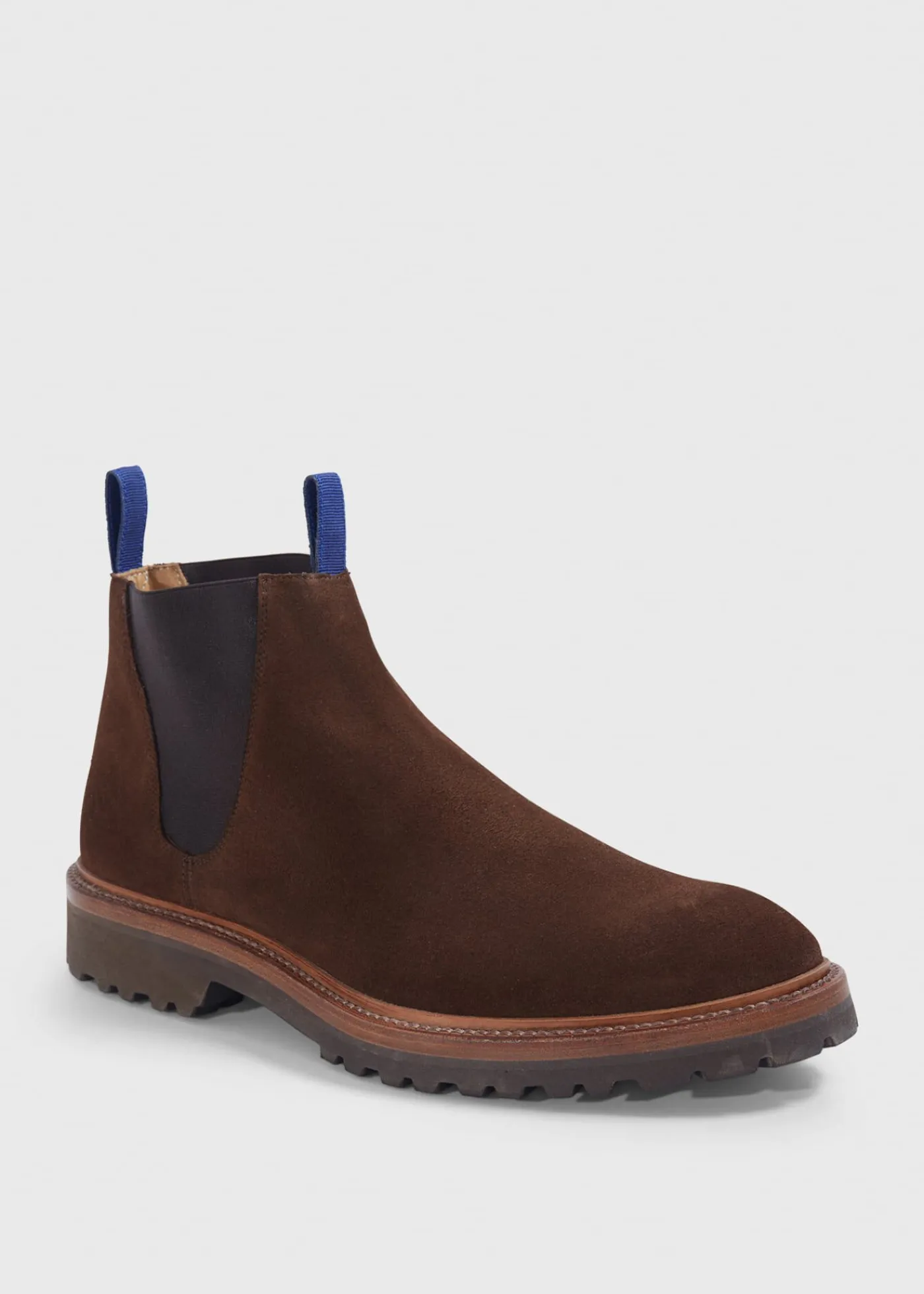 Paul Stuart Boots^Hastings Suede Low Chelsea Boot Brown