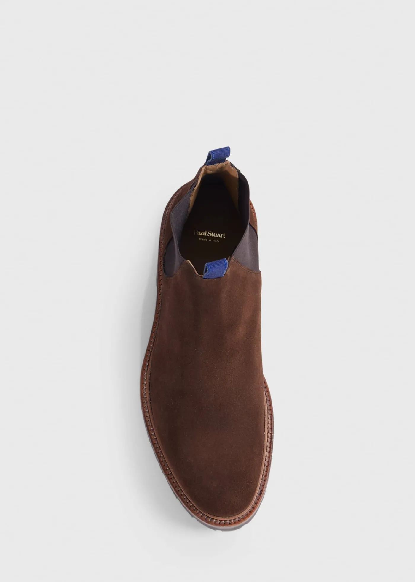 Paul Stuart Boots^Hastings Suede Low Chelsea Boot Brown