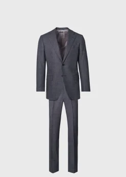 Paul Stuart Suits & Tuxedos|Blazers & Jackets^Heather Nailhead Wool Andrew Suit Charcoal