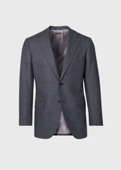 Paul Stuart Suits & Tuxedos|Blazers & Jackets^Heather Nailhead Wool Andrew Suit Charcoal