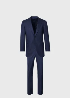 Paul Stuart Blazers & Jackets|Suits & Tuxedos^Heather Textured Wool Suit Navy