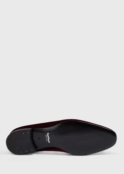 Paul Stuart Slips-Ons|Evening^Heron Patent Leather Formal Slip-On Wine Velvet