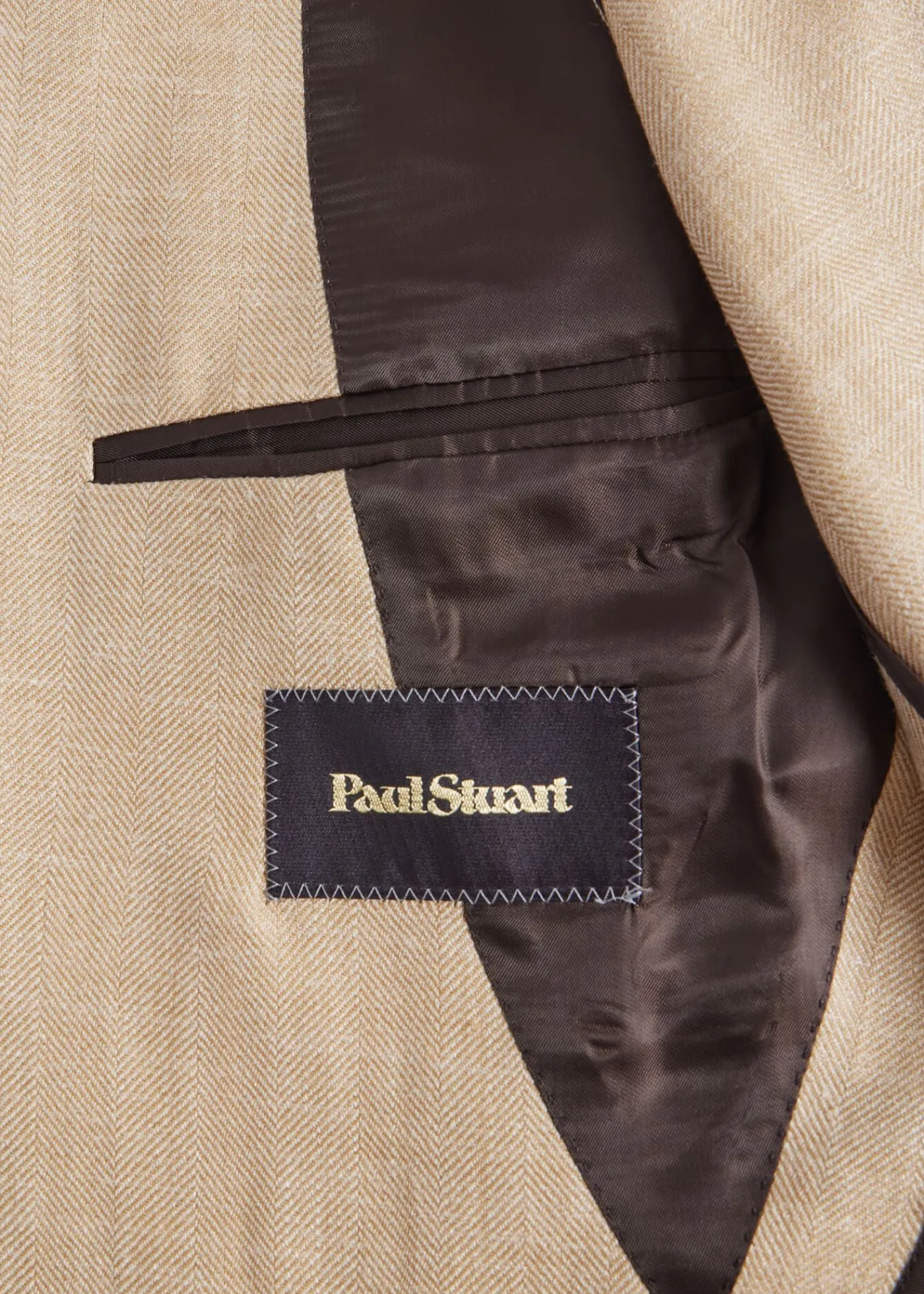 Paul Stuart Blazers & Jackets|Suits & Tuxedos^Herringbone PaulJacket Tan
