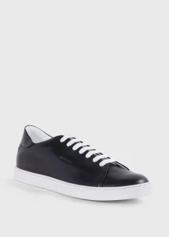Paul Stuart Sneakers^Homer Leather Sneaker Black