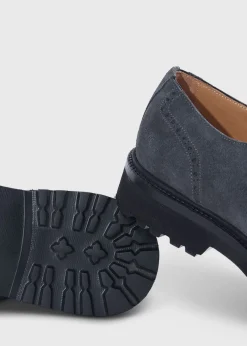 Paul Stuart Lace-Ups & Oxfords^Homer Suede Wing Tip Oxford Grey