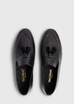 Paul Stuart Slips-Ons|Formal Shop^Hope Leather Slip-On Black