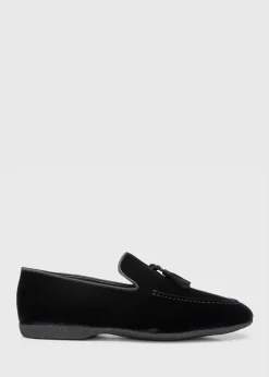 Paul Stuart Formal Shop|Slips-Ons^Hope Velvet Slip-On Black