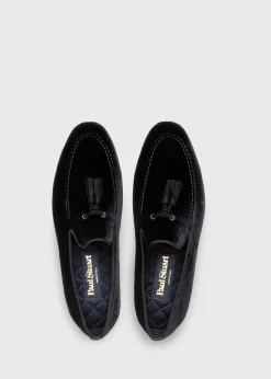 Paul Stuart Formal Shop|Slips-Ons^Hope Velvet Slip-On Black