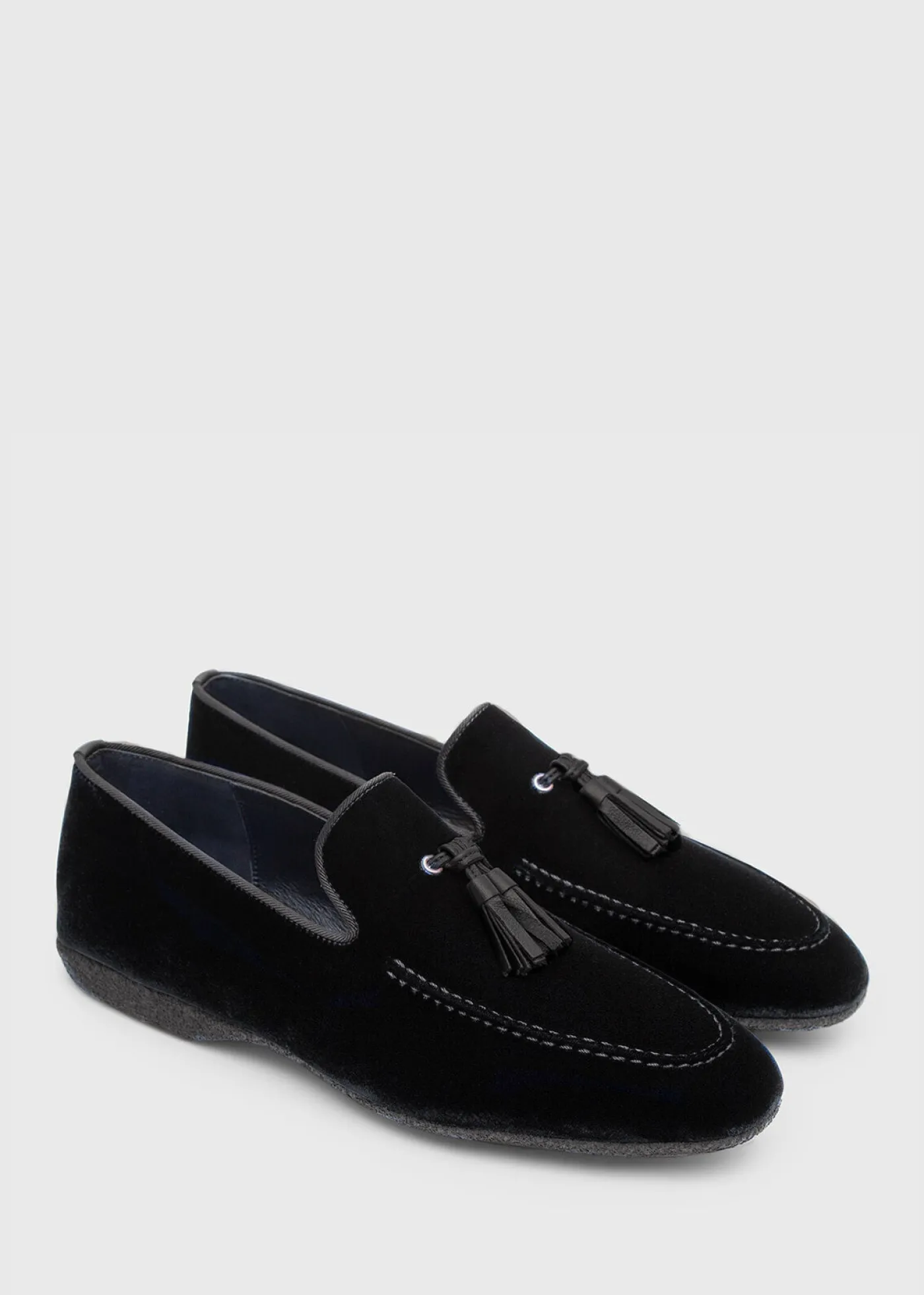 Paul Stuart Formal Shop|Slips-Ons^Hope Velvet Slip-On Black
