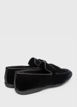 Paul Stuart Formal Shop|Slips-Ons^Hope Velvet Slip-On Black