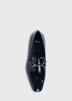 Paul Stuart Formal Shop|Evening^Horatio Patent Leather Formal Bit Loafer Black