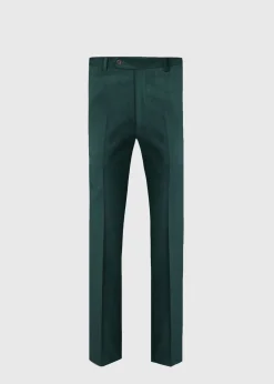 Paul Stuart Formal Shop|Dress Pants^Horizontal Cotton Corduroy Trouser Bottle Green