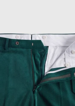 Paul Stuart Formal Shop|Dress Pants^Horizontal Cotton Corduroy Trouser Bottle Green