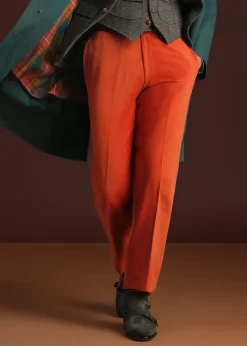 Paul Stuart Formal Shop|Dress Pants^Horizontal Cotton Corduroy Trouser Copper