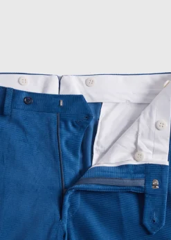 Paul Stuart Formal Shop|Dress Pants^Horizontal Cotton Corduroy Trouser Blue