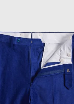 Paul Stuart Formal Shop|Dress Pants^Horizontal Cotton Corduroy Trouser Royal Blue