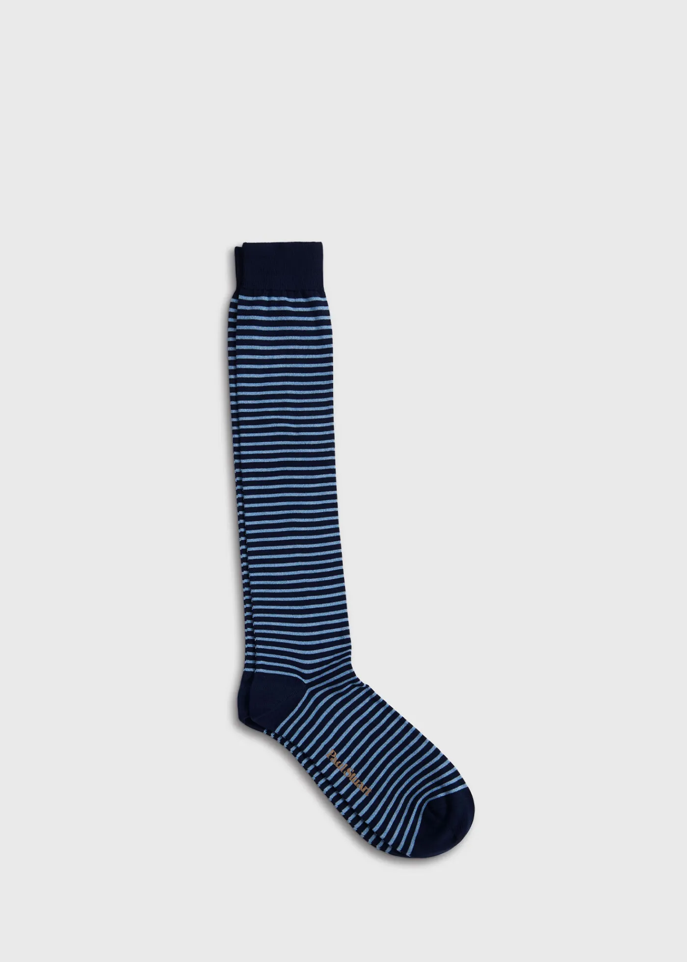 Paul Stuart Socks^Horizontal Stripe Sock Navy