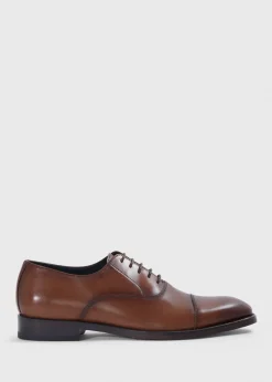 Paul Stuart Lace-Ups & Oxfords^Houston Leather Cap Toe Brown