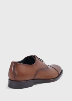 Paul Stuart Lace-Ups & Oxfords^Houston Leather Cap Toe Brown