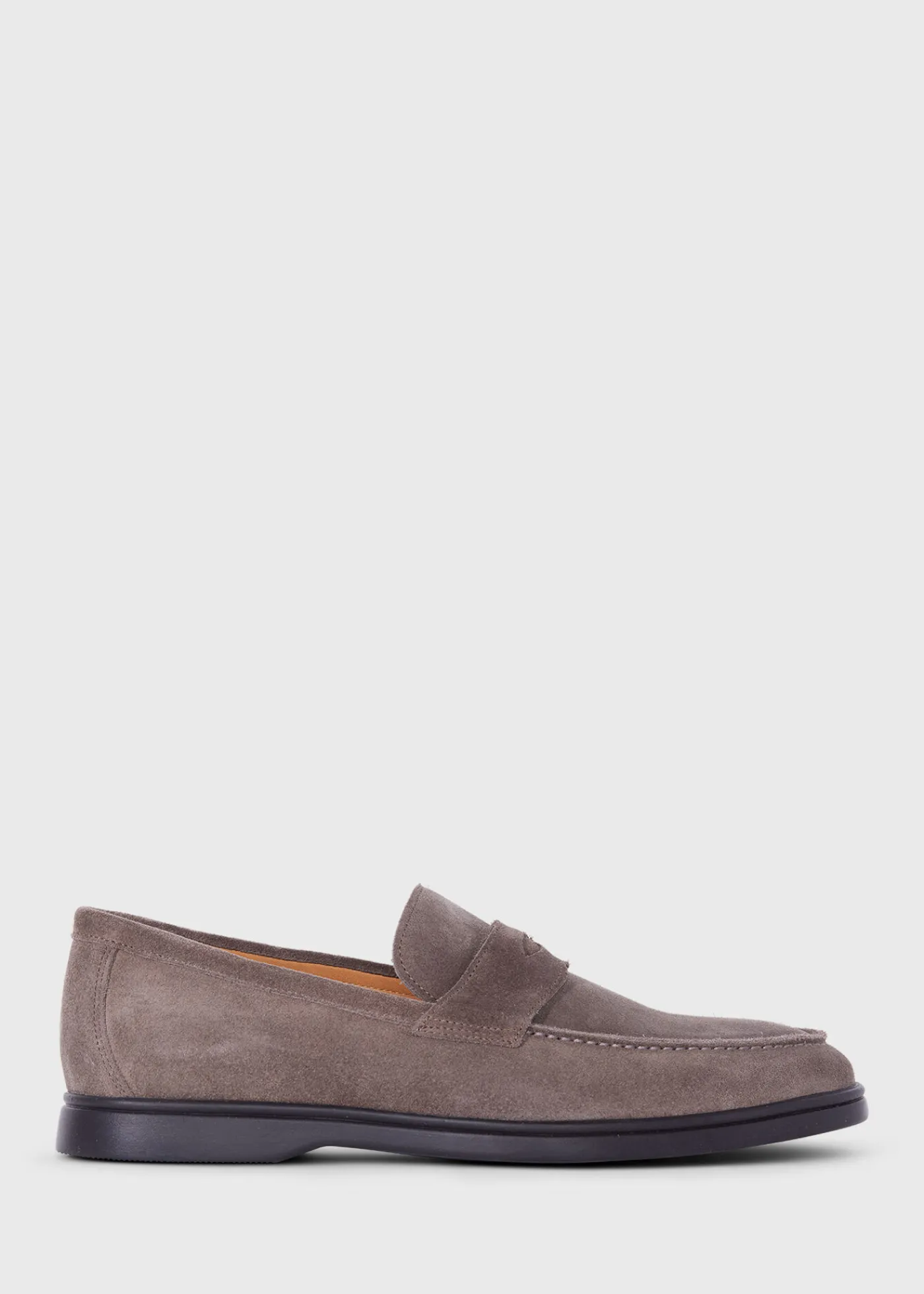 Paul Stuart Loafers^Hugo Suede Penny Loafer Cognac