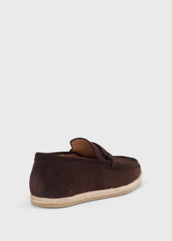 Paul Stuart Loafers^Huxley Suede Penny Loafer Brown