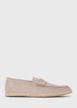 Paul Stuart Loafers^Huxley Suede Penny Loafer Tan