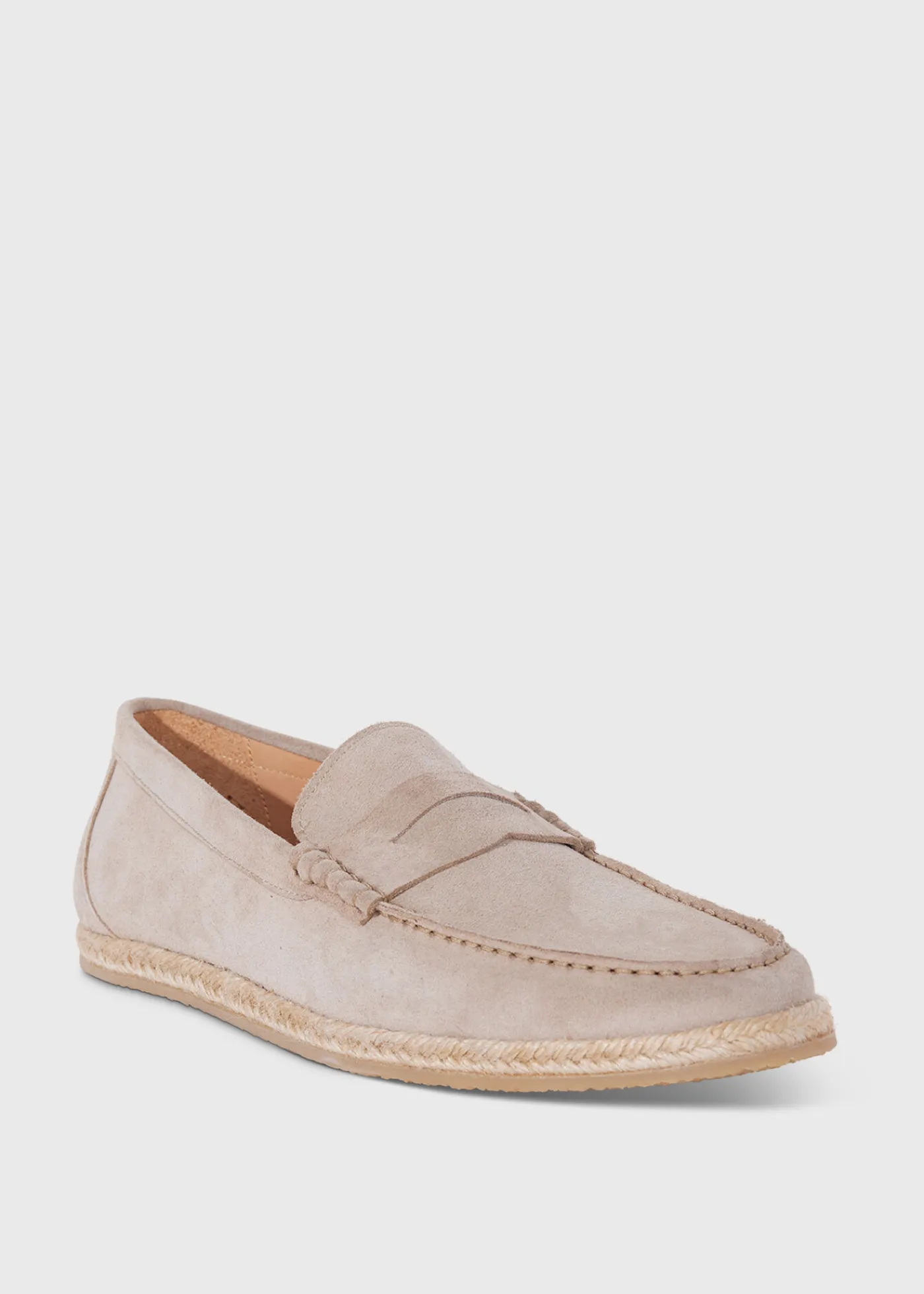 Paul Stuart Loafers^Huxley Suede Penny Loafer Tan