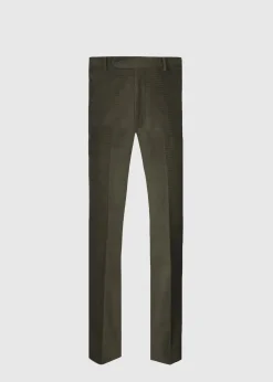 Paul Stuart Dress Pants|Pants^James Horizontal Corduroy Trouser Dark Olive