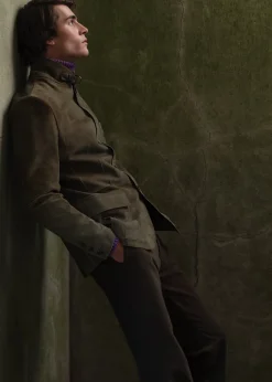 Paul Stuart Dress Pants|Pants^James Horizontal Corduroy Trouser Dark Olive