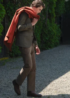 Paul Stuart Dress Pants|Pants^James Horizontal Corduroy Trouser Light Olive