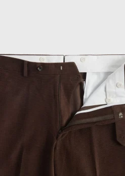 Paul Stuart Dress Pants|Pants^James Horizontal Corduroy Trouser Dark Brown
