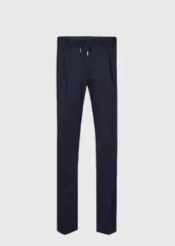 Paul Stuart Pants^Jersey DrawstringPant Navy