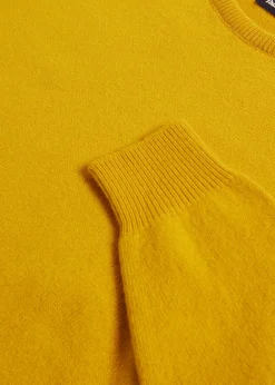 Paul Stuart Sweaters^Lambswool Crew Neck Sweater Gold