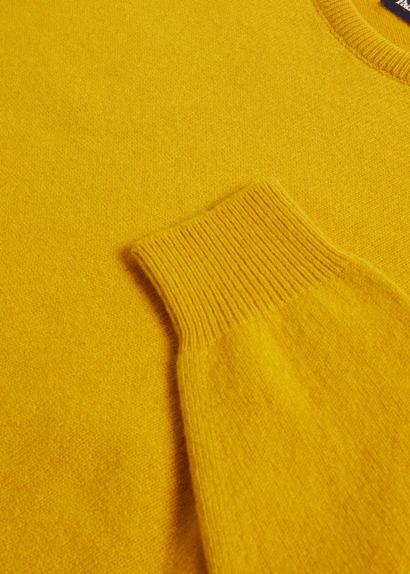 Paul Stuart Sweaters^Lambswool Crew Neck Sweater Gold
