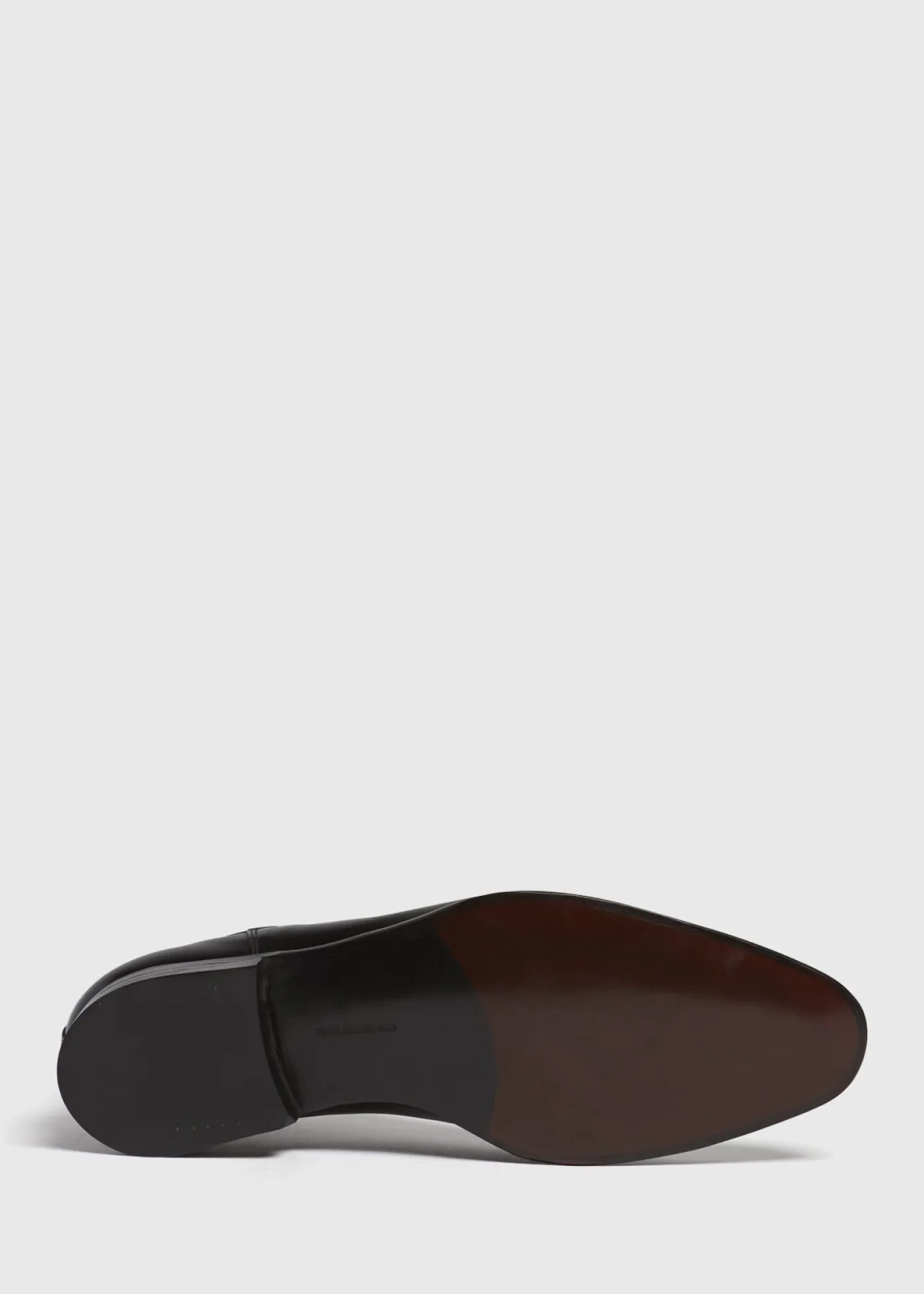 Paul Stuart Boots^Leather Half Chelsea Boot Black