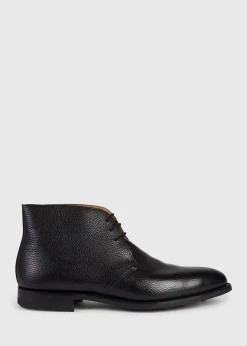 Paul Stuart Boots^Linc Leather Chukka Boot Black Grain