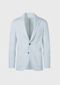 Paul Stuart Blazers & Jackets^Linen & Cotton Plaid Jacket Mint