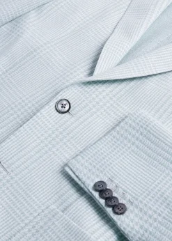 Paul Stuart Blazers & Jackets^Linen & Cotton Plaid Jacket Mint